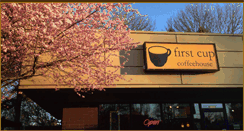 Desktop Screenshot of firstcupcoffeehouse.com