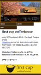 Mobile Screenshot of firstcupcoffeehouse.com